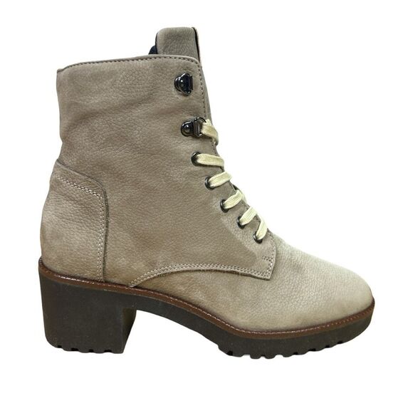 Ron White Vandra Nubuck Leather Ankle Boots - Khaki - Size 39 (8-8.5) - Picture 1 of 9